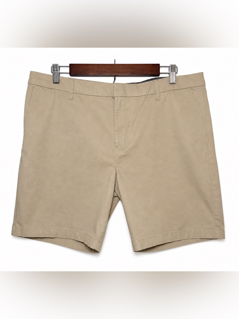Tommy Hilfiger Khaki Chino Shorts Women’s | Cream Preppy Coastal Summer |Classic - Picture 2 of 6